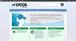 Desktop Screenshot of lycosdomains.com